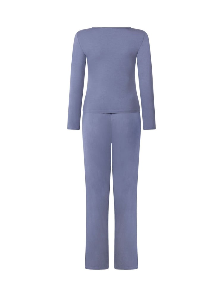 Hunkemoller Blue Pyjamas Set - Image 5 of 5 Hunkemoller Blue Pyjamas Set - Image 5 of 5