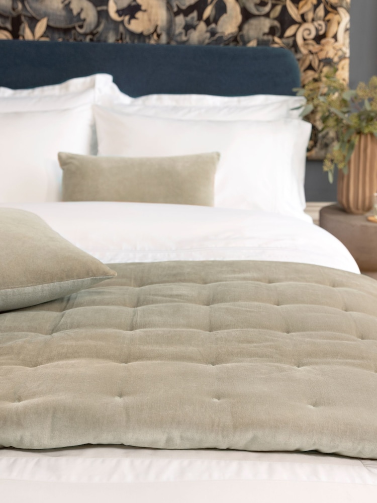 Christy Hazelnut Jaipur Velvet Filled Cushion - Image 1 of 3