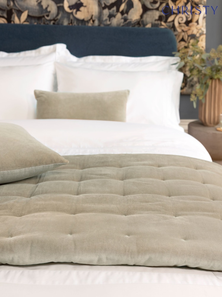 Christy Hazelnut Jaipur Velvet Filled Cushion - Image 3 of 3