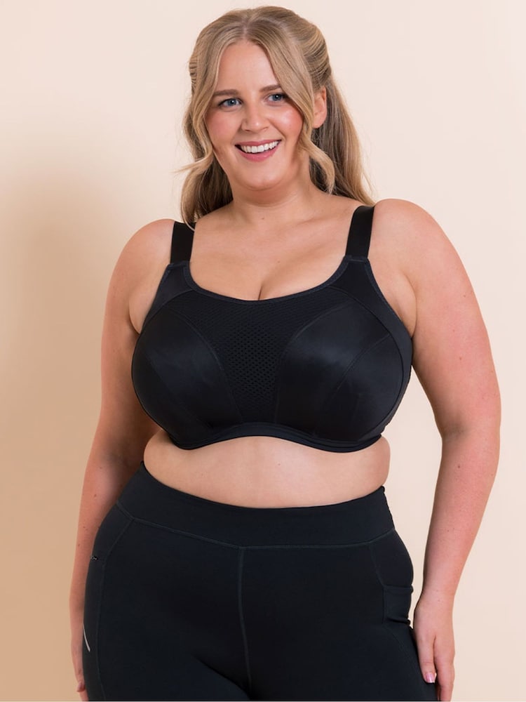 Curvy Kate Every Move Sports Black Bra - Image 1 of 8 Curvy Kate Every Move Sports Black Bra - Image 1 of 8