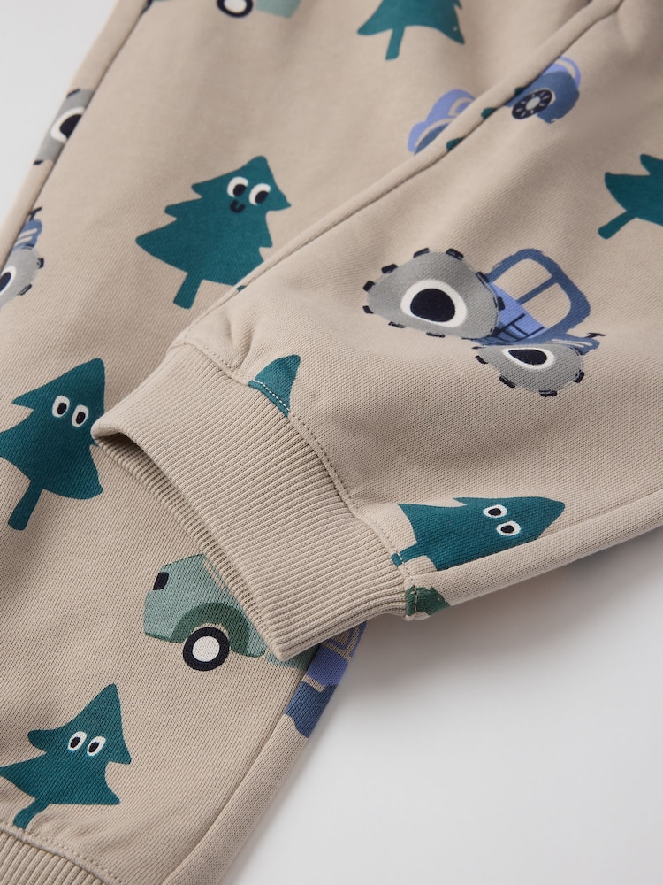 Polarn O. Pyret Cotton Tree Print Joggers - صورة 2 من 3 Polarn O. Pyret Cotton Tree Print Joggers - صورة 2 من 3