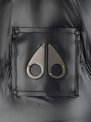 Moose Knuckles Black Kings Shiny Down Puffer Jacket - Image 6 of 6