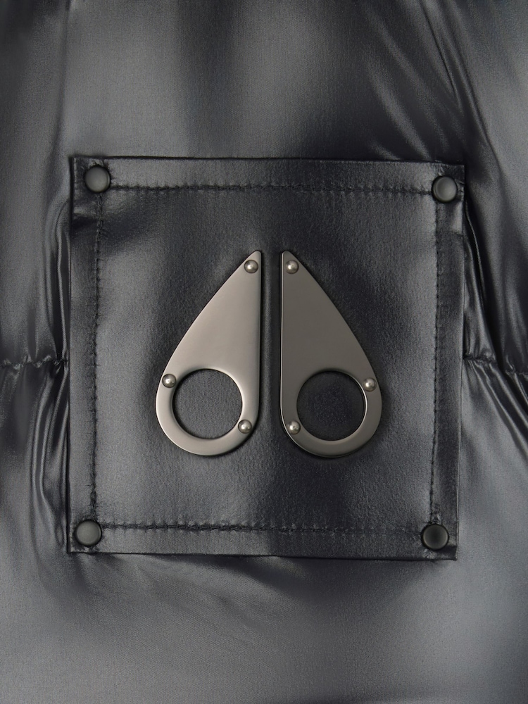 Moose Knuckles Black Kings Shiny Down Puffer Jacket - Image 6 of 6 Moose Knuckles Black Kings Shiny Down Puffer Jacket - Image 6 of 6
