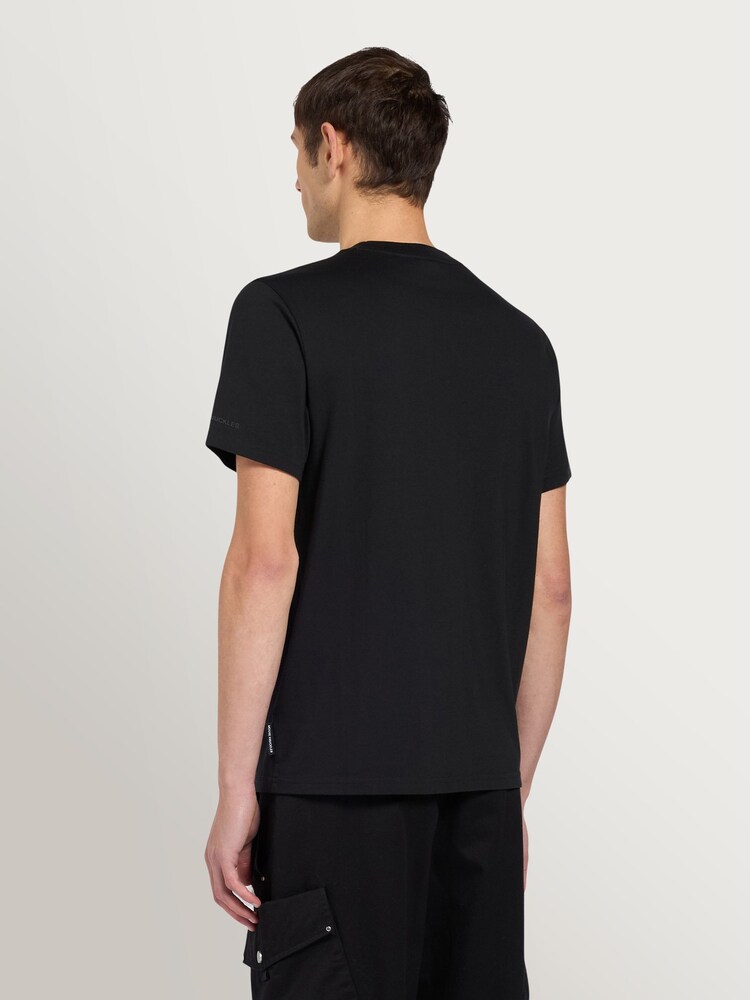Moose Knuckles Black Crescent Short Sleeve Logo T-Shirt - Image 2 of 6