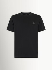 Moose Knuckles Black Crescent Short Sleeve Logo T-Shirt - Image 4 of 6