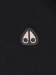 Moose Knuckles Black Crescent Short Sleeve Logo T-Shirt - Image 6 of 6