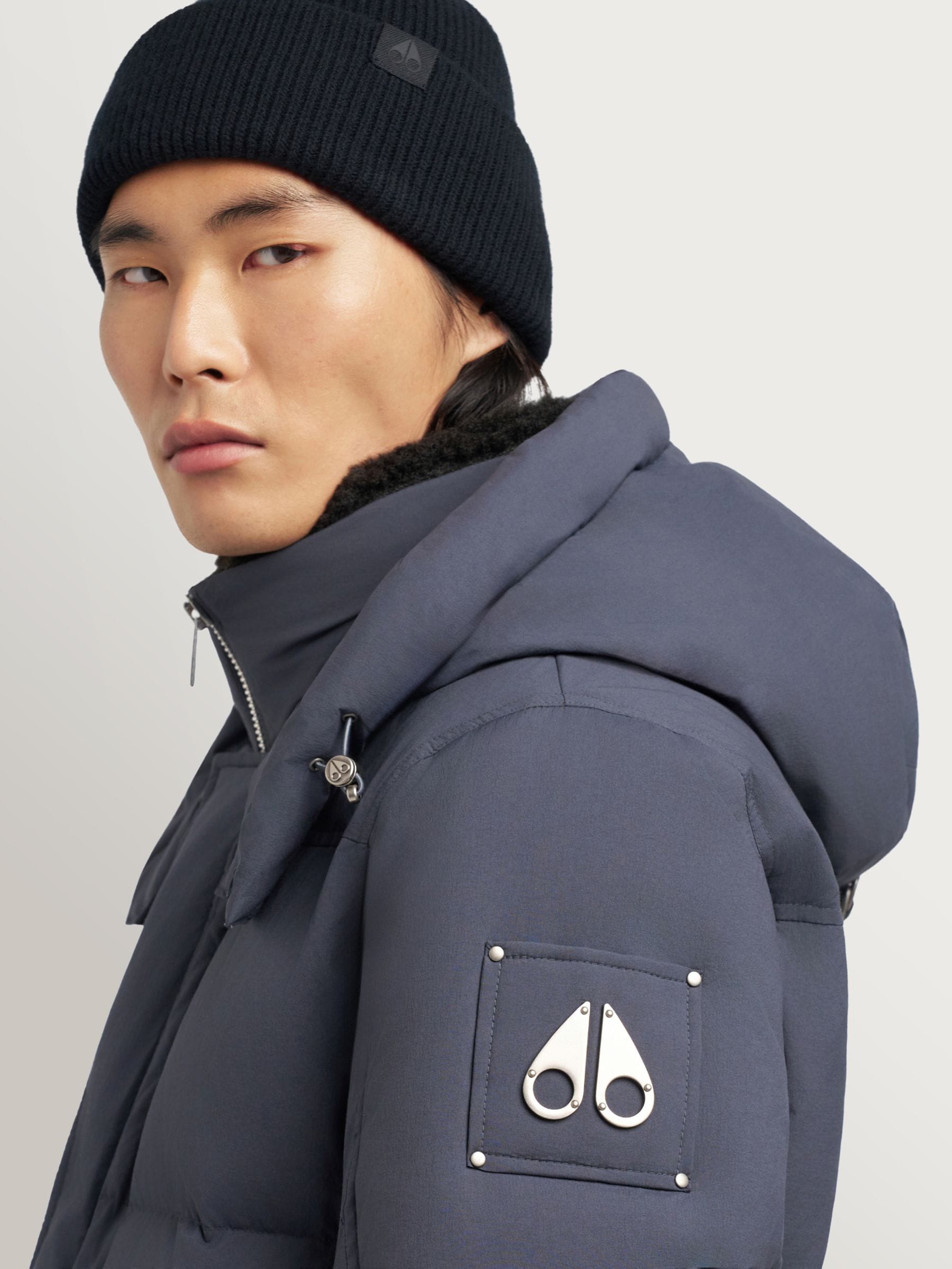 Buy Moose Knuckles Grey Everest 3Q Quilted Down Puffer Jacket from