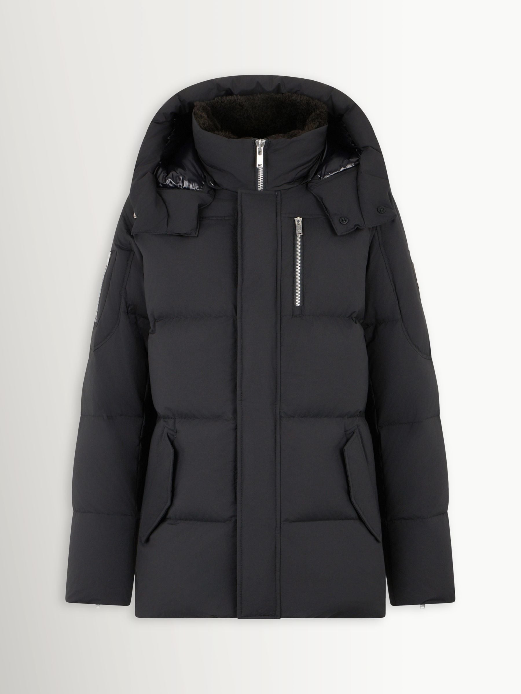 Buy Moose Knuckles Black Everest 3Q Quilted Down Puffer Jacket