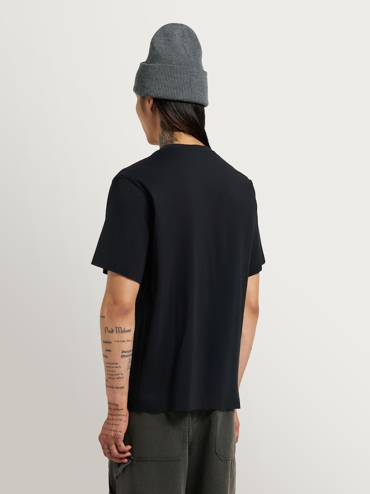 Moose Knuckles Black Finchley Short Sleeve Logo T-Shirt - Image 2 of 5 Moose Knuckles Black Finchley Short Sleeve Logo T-Shirt - Image 2 of 5
