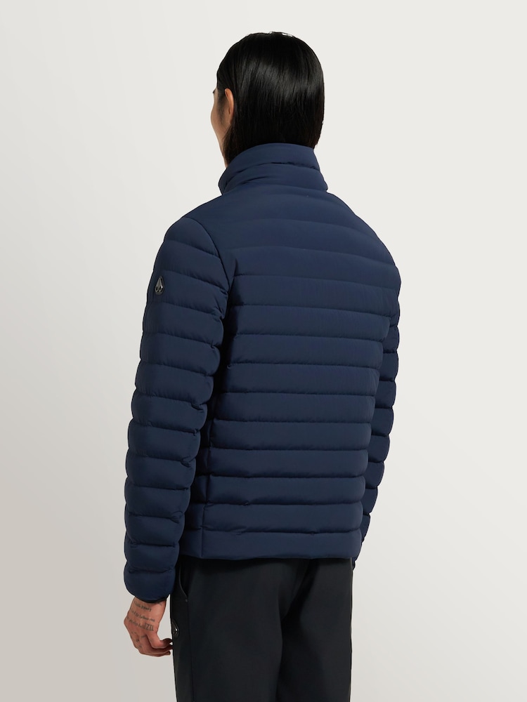 Moose Knuckles Blue Laki Lightweight Down Jacket - Image 2 of 6 Moose Knuckles Blue Laki Lightweight Down Jacket - Image 2 of 6