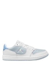 Jordan White Blue Court Connect Low Trainers - Image 1 of 4