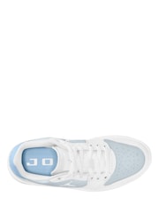 Jordan White Blue Court Connect Low Trainers - Image 3 of 4
