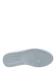 Jordan White Blue Court Connect Low Trainers - Image 4 of 4