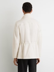 Reiss Stone Oswald Cotton-Blend Padded Four-Pocket Jacket - Image 5 of 6