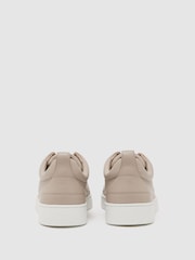 Reiss Henry Bonded-Leather Elasticated Trainers - תמונה 4 מתוך 5