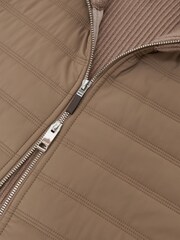 Reiss Taupe Brown Townsend Cardigan - Image 6 of 6