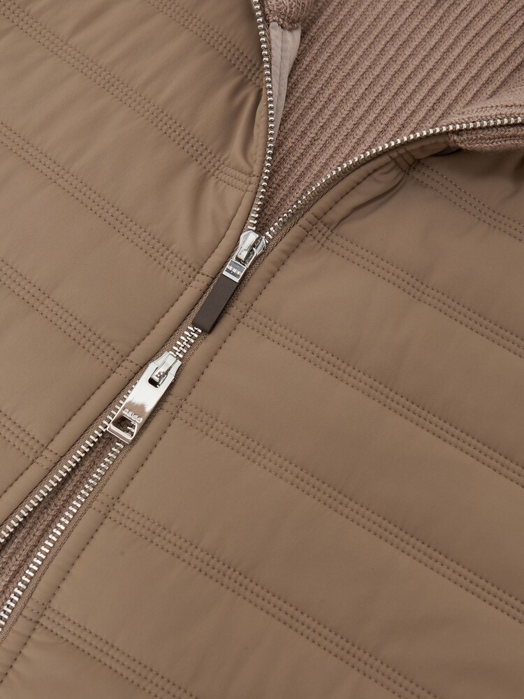 Reiss Taupe Brown Townsend Cardigan - Image 6 of 6 Reiss Taupe Brown Townsend Cardigan - Image 6 of 6