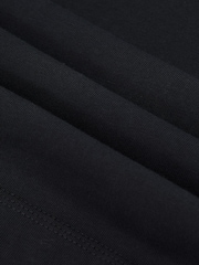 Reiss Navy Lara Cotton Ribbed-Neck Oversized T-Shirt - Image 6 of 6