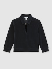 Reiss Navy Blue Bert Polo Shirt - Image 2 of 4