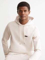 Reiss Off White Mantel Hoodie - Image 1 of 7