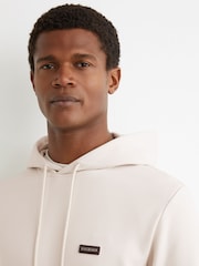 Reiss Off White Mantel Hoodie - Image 5 of 7