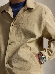 Polo Ralph Lauren Coastal Beige Woven Windbreaker Jacket - Image 4 of 6
