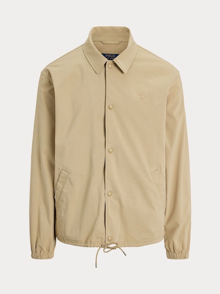 Polo Ralph Lauren Coastal Beige Woven Windbreaker Jacket - Image 6 of 6