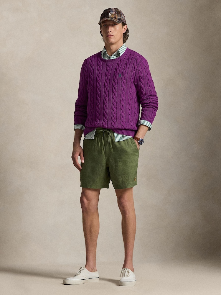 Polo Ralph Lauren Garden Trail Prepster Linen Shorts - Image 2 of 5
