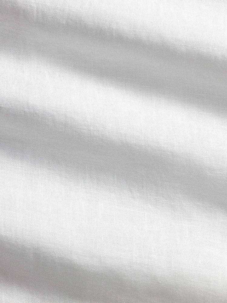 Polo Ralph Lauren White Custom Fit Linen Shirt - Image 6 of 6