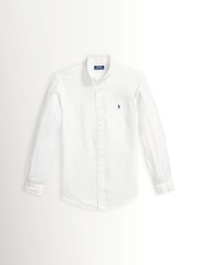 Blanco - Camisa de ropa del hogar de corte personalizado Polo Ralph Lauren - Imagen 7 de 7