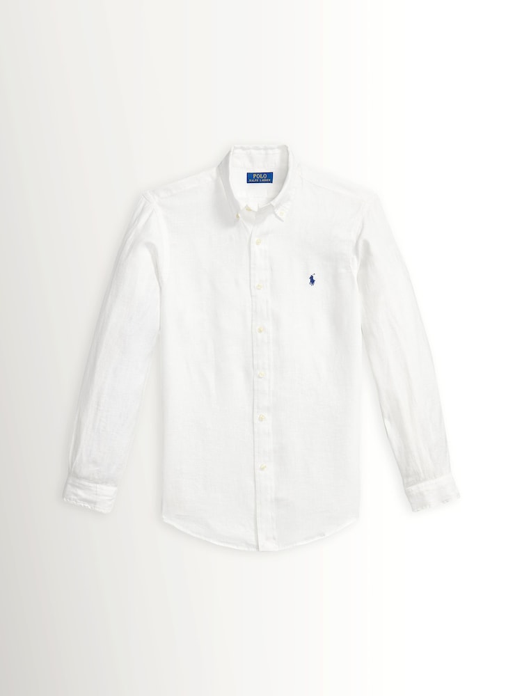 Blanco - Camisa de ropa del hogar de corte personalizado Polo Ralph Lauren - Imagen 7 de 7