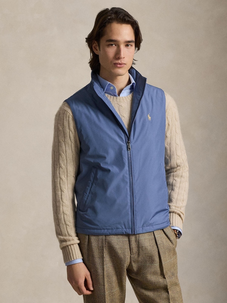 Polo Ralph Lauren Capri Blue Lightweight Insulated Vest - Image 1 of 7