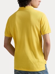 Polo Ralph Lauren Sunfish Yellow Custom Fit Pique Polo Shirt - Image 5 of 8