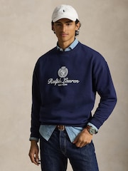 Polo Ralph Lauren Newport Navy Motif Logo Sweatshirt - Image 1 of 4