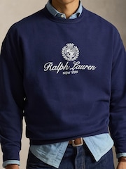 Polo Ralph Lauren Newport Navy Motif Logo Sweatshirt - Image 4 of 4
