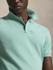 Polo Ralph Lauren Celadon Custom Fit Pique Polo Shirt - Image 4 of 4