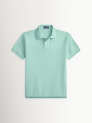 Polo Ralph Lauren Celadon Custom Fit Pique Polo Shirt - Image 7 of 7