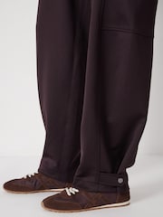 Hush Brown Barrell Leg Joggers - Image 4 of 7
