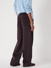 Hush Brown Barrell Leg Joggers - Image 6 of 7