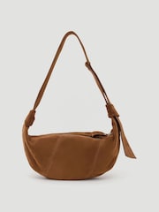 Hush Oversized Suede Crescent Bag - Slika 1 iz 5