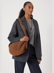 Hush Oversized Suede Crescent Bag - Slika 4 iz 5