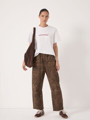 Hush White Long Story Short Slogan T-Shirt - Image 2 of 5