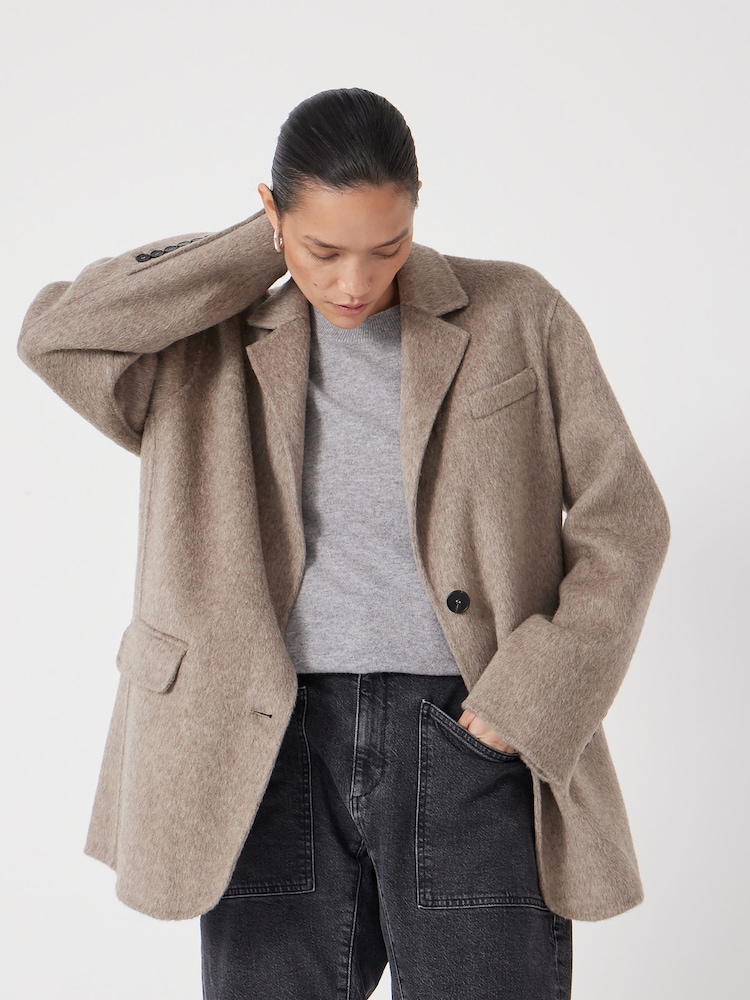 Hush Natural Pure Wool Double Faced Blazer - Image 1 of 5