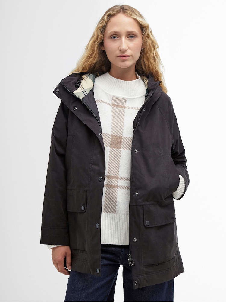 Barbour® Black Winter Beadnel Coat - Image 1 of 7 Barbour® Black Winter Beadnel Coat - Image 1 of 7