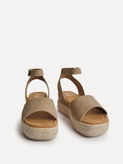 Linzi Natural Nirvana Espadrille Flatform Sandals - Image 3 of 5