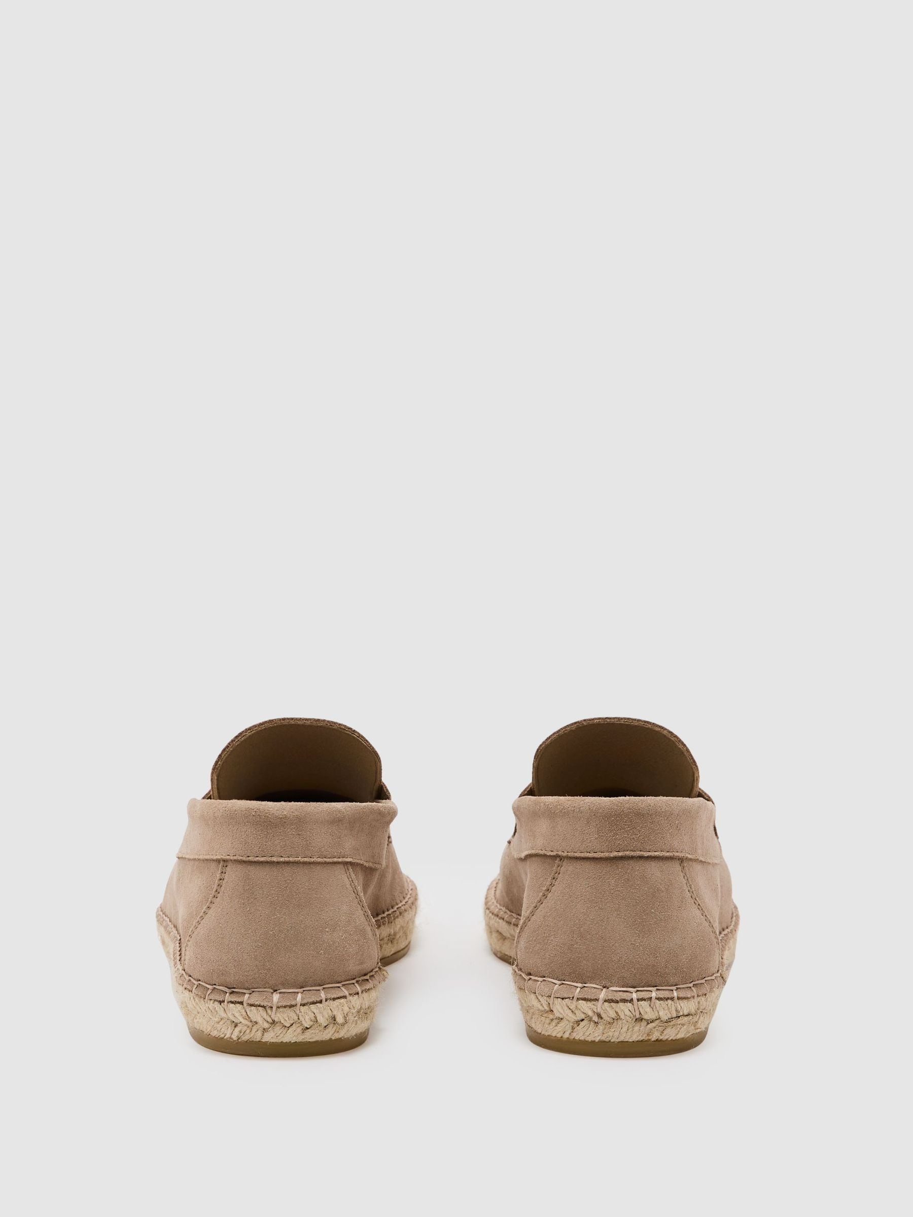 Buy Reiss Stone Capri Suede Penny Loafer Espadrilles from Next USA