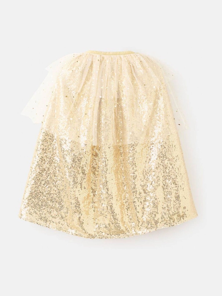 Mango Gold Cape Princess Poncho - Image 1 of 3 Mango Gold Cape Princess Poncho - Image 1 of 3