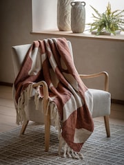 Gallery Home Nutmeg Mira Abstract Throw - Image 1 of 6