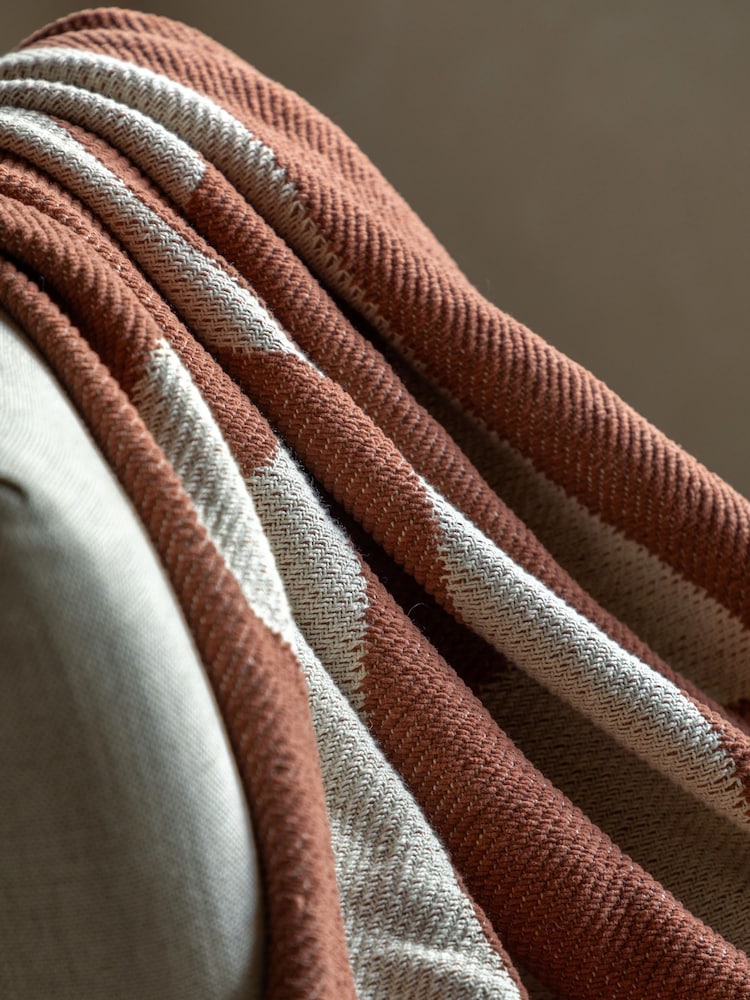 Gallery Home Nutmeg Mira Abstract Throw - Image 2 of 6