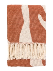 Gallery Home Nutmeg Mira Abstract Throw - Image 4 of 6